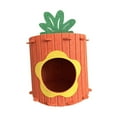thumbnail image 3 of Casa de gato cómoda cama de gato cueva interior uso gato diez zanahoria cama para dormir Flores S, 3 of 8