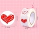 thumbnail image 4 of Pegatinas de corazón rojo para el Día de San Valentín, 100-500 piezas, 1 pulgada, embalaje para hornear, sellos de sobre, pegatinas decorativas de amor, 4 of 4