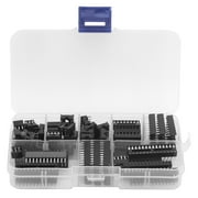 LaMaz 66Pcs IC Sockets Adapter InLine DIY Electronic Component 6 8 14 16 18 20 24 28Pin