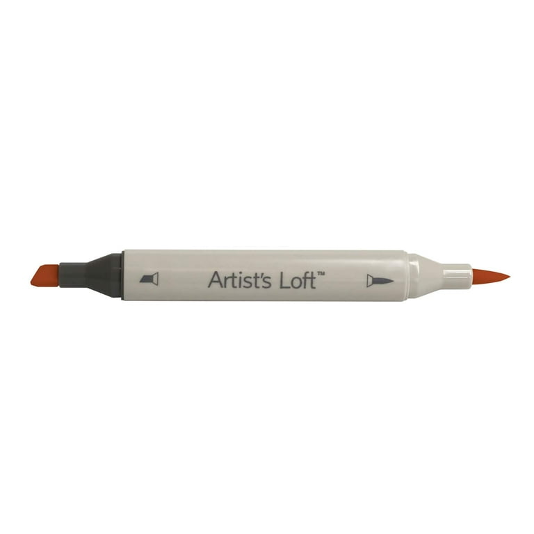12 Pack: Dual Tip Sketch Marker by Artist's Loft, Size: 5.79” x 0.59” x 0.59”, Bronze