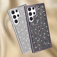 thumbnail image 2 of Compatible with Galaxy S23 Ultra Diamond Case Cute Bling Glitter Rhinestone Crystal Shiny Sparkle Protective Cover with Electroplate Plating Bumper Luxury Fashion Protection Case, 2 of 7