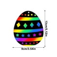 thumbnail image 3 of Set de Manualidades con Papel para Rascar de Huevos de Pascua (12 Mini Notas con Cinta de Colores y Palito de Madera). Ideal para Fiestas Infantiles, Decoración de Pascua y Árbol de Navidad., 3 of 6