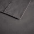 thumbnail image 4 of Beautyrest Contemporary Cotton & Polyester Sateen Cooling Sheet Sets in Charcoal, 4 of 9