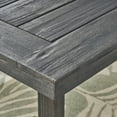 thumbnail image 2 of Zoe Outdoor 69'' Acacia Wood Dining Table, Sandblast Dark Gray, 2 of 6