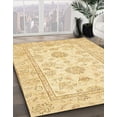 thumbnail image 3 of Ahgly Company Machine Washable Indoor Round Abstract Orange Area Rugs, 7' Round, 3 of 7