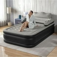 thumbnail image 2 of Uforic Full XL Air Mattress with Headboard & Electric Pump, Inflatable Bed for Home, Camping, Black, 2 of 10