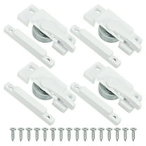 Uxcell 4pack Window Sash Locks Zinc Alloy Cam Action Window Latches with Keeper (Side Hole)