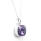 thumbnail image 1 of Collar Zvezda Cushion color Tanzanite plata .925 Zvezda ZCO-CUSH12-TAN, 1 of 5