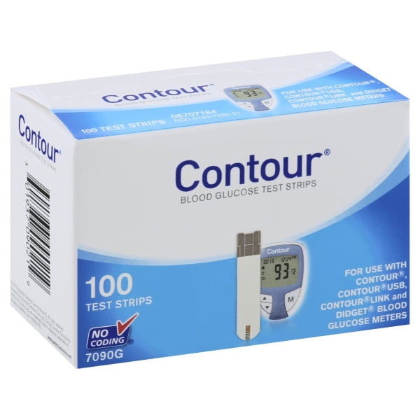 Bayer Contour Blood Glucose, 100 Test Strips