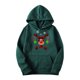 thumbnail image 1 of Sudadera con capucha para hombre, informal, con estampado navideño, de manga larga, tipo blusa, 1 of 5