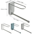thumbnail image 2 of WHEANG Clearance Hangers Storage Stacking Racks Racks Storage Racks Wall Mount Adhesive Or Drilled Mount, 2 of 2