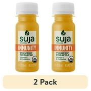 (2 pack) Suja Organic Immunity Turmeric Pineapple Wellness Shot, 1.7 fl oz Bottle