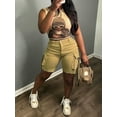 thumbnail image 3 of Apay Jeans for Women Cargo Pants Denim Shorts  Casual and Versatilel  Suitable for Daily Trave Regular Size, 3 of 6
