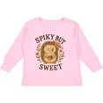 thumbnail image 3 of Inktastic Spiky but Sweet Hedgehog Cute Nature Boys or Girls Long Sleeve Toddler T-Shirt, 3 of 5