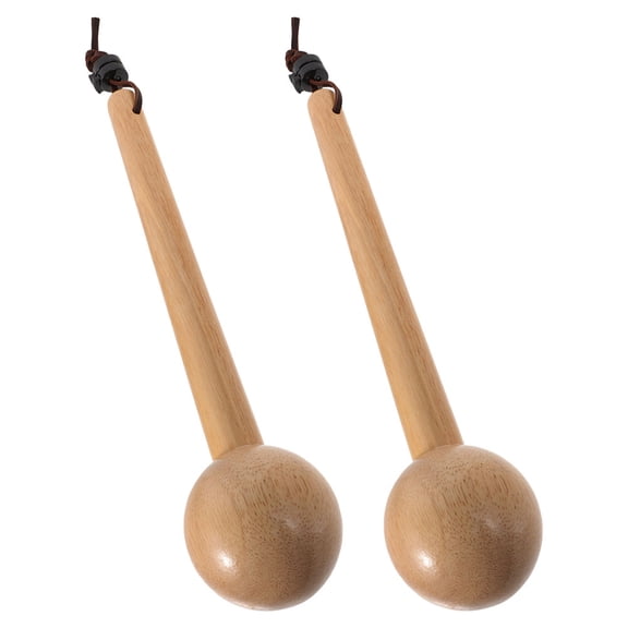 FELTECHELECTR 2Pcs Soft Wooden Mallet for Baseball Glove Shaping with Easy Grip and Rounded Tip