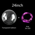 thumbnail image 1 of 1Set Led Balloon With Column Stand Luminous Transparent Bobo Balloons Stand LED String Lights Wedding Birthday Party Decoration, 1 of 7
