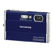 Olympus Stylus 1050SW - Digital camera - compact - 10.1 MP - 3x optical zoom - underwater up to 9.8 ft - blue