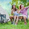 thumbnail image 6 of WOBOGO A White Horse Camping Chair Convenient Four Corner Backrest Folding Stool Can Hold Up to 220lbs, 6 of 8