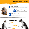 thumbnail image 4 of NutriPet Paw Balm Dogs and Cats | Treatment for Dry Skin for Dogs | Moisturizer Wax for Dry and Cracked Paws, Nose and Elbows | 100% Natural Ingredients with Aloe, Coconut Oil, and Vitamin E, 4 of 6