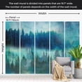 thumbnail image 3 of Landscape Wallpaper Wall Mural - Modern Forrest Impression, 3 of 5