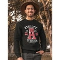 thumbnail image 2 of Athletic Division Vintage Design Sweatshirt Men -Image by Shutterstock, Male XX-Large, 2 of 4