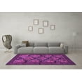 thumbnail image 3 of Ahgly Company Indoor Square Animal Purple Traditional Area Rugs, 4' Square, 3 of 4