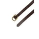 thumbnail image 2 of Cinturón de cuero ajustado ajustable para mujer Cinturones estrechos de moda Correa de cintura minimalista Café 95-115cm/37.4-45.67, 2 of 4