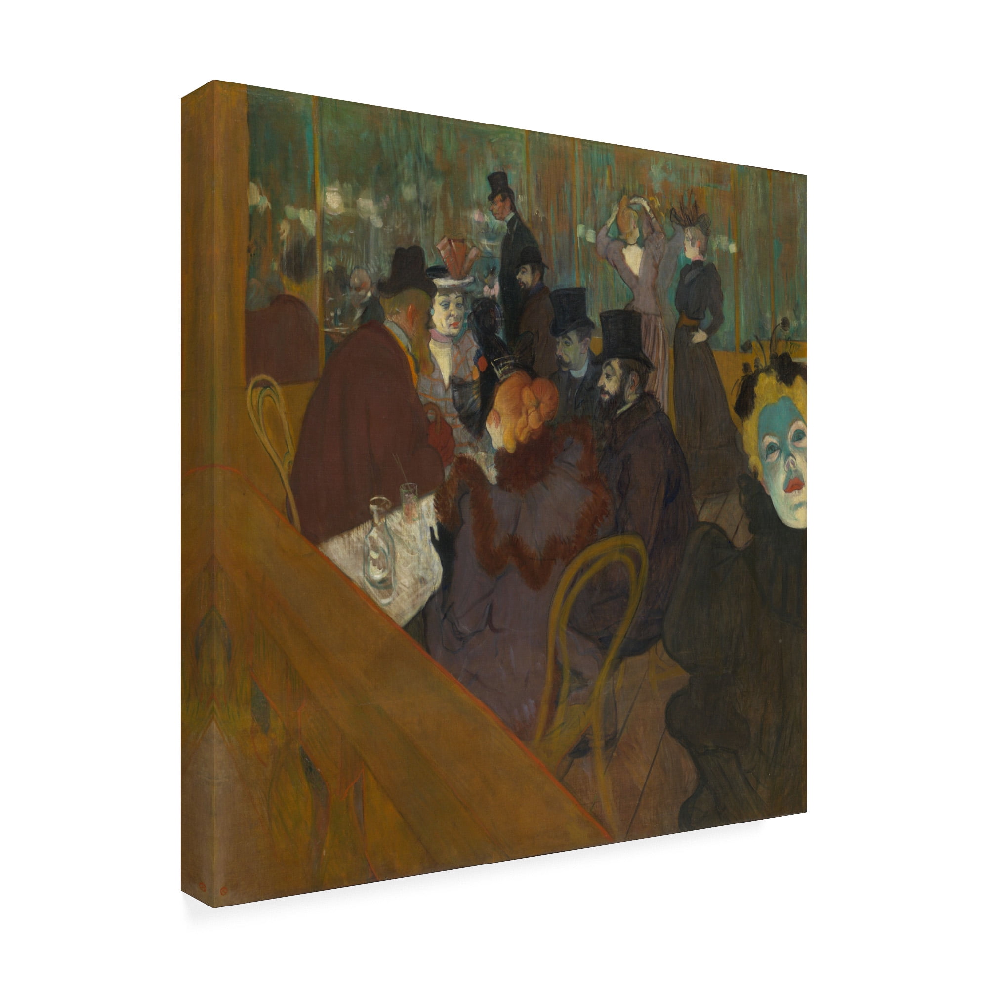 Trademark Fine Art 'In the Moulin Rouge' Canvas Art by Toulouse-Lautrec