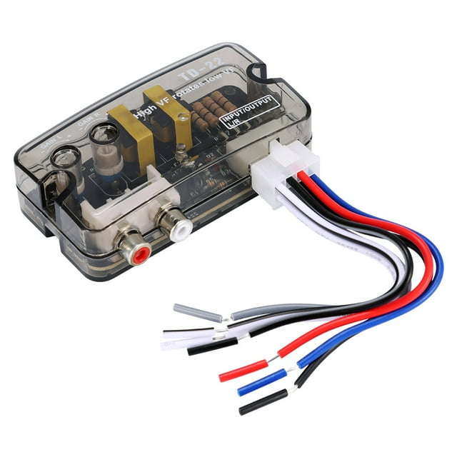 Convertidor De Audio Para Coche De 12V, Adaptador Convertidor De Nivel De Altavoz De Línea De Alta A Baja Frecuencia Estéreo Rca Speravity VI003811-00