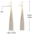 thumbnail image 1 of Pendientes HUOGUO de aleación colgante con forma de gota para mujer, 1 of 2