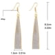 thumbnail image 1 of Pendientes HUOGUO de aleación colgante con forma de gota para mujer, 1 of 2