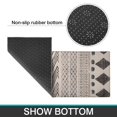 thumbnail image 6 of Boho Black and White Tribal Ethnic Pattern Kitchen Rugs Sets Of 2,Anti Fatigue Kitchen Mat Rugs Non Slip Washable,Decorative Kitchen Floor Mats for Kitchen,Sink,Laundry,17"x30"+17"x47", 6 of 7