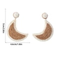 thumbnail image 3 of Pendientes Sonducket 1 par en forma de luna Vintage de verano adorno colgante joyería portátil, 3 of 5
