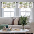 thumbnail image 5 of LALILO Kitchen Curtain Valance Botanical Tea Tree And Medical Rod Pocket Window Curtain 52"x 18" Set of 2, 5 of 7