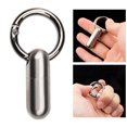 thumbnail image 4 of Mini Men Capsule Pendant Necklace Bottle Keyring Mens Titanium Bottle Outdoor Keepsake, 4 of 9