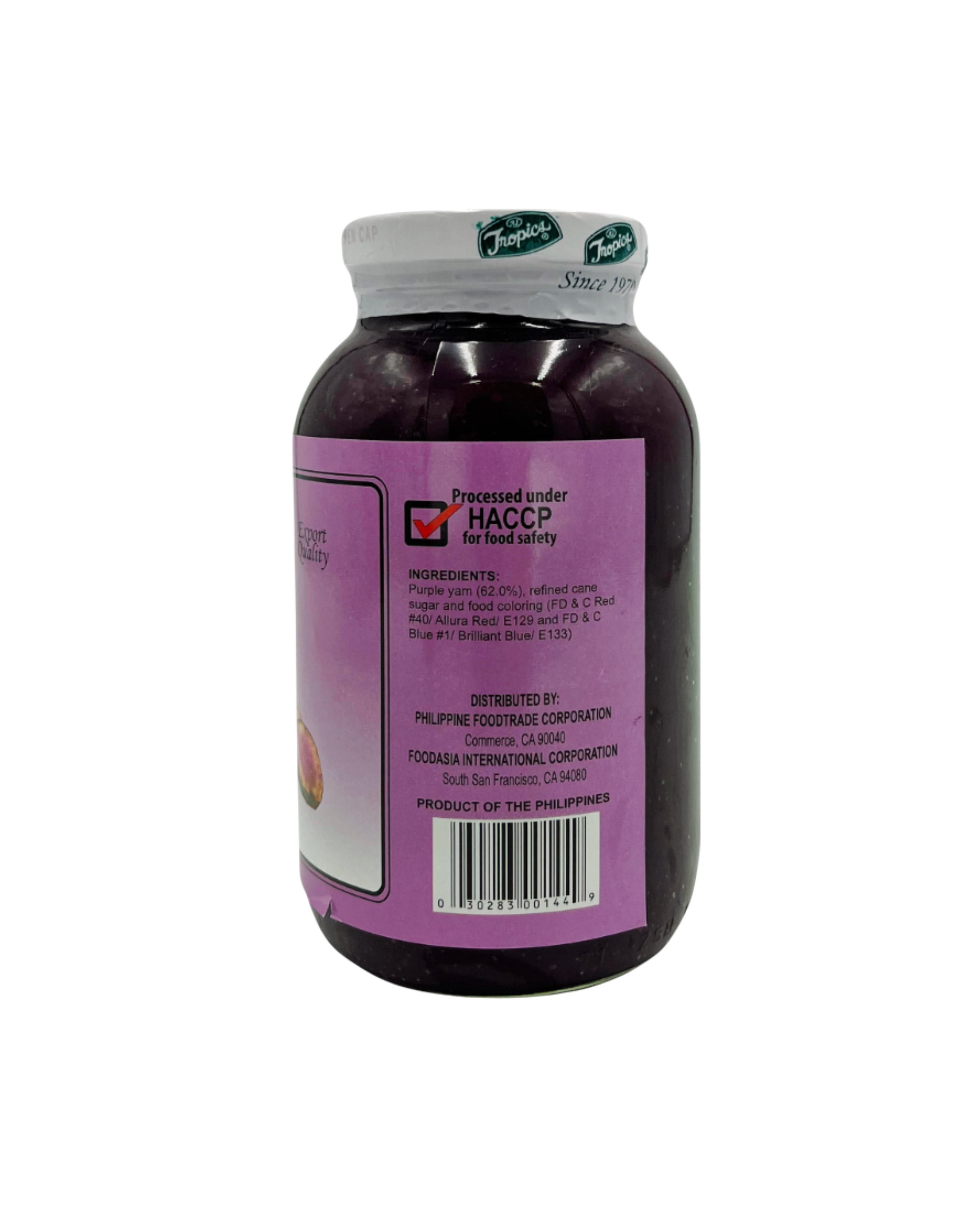 Tropics Ube Halaya (Purple Yam Jam), 24oz