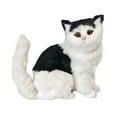 thumbnail image 3 of Figura de gato realista figura de gato foto de juguete, lindo animal relleno de réplica de mascotas para el hogar, coche, sala de estar Estilo C, 3 of 8