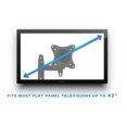 MountIt! Full Motion TV Wall Mount, Up to 30" TVs, Capacity 44 lbs