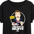 thumbnail image 3 of Ted Lasso - British Soccer - I Believe in Believe - Women's Oversized T-Shirt, 3 of 5