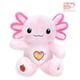 thumbnail image 1 of Ajolote de Peluche Rosa 35 cm, Corazón Arcoíris Bordado, Algodón PP, con Tarjeta de Identidad, Regalo Kawaii, 1 of 5