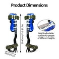 thumbnail image 2 of Tree Climbing Gear，Tree Climbing Spikes, Tree Climbing Gear with Adjustable Climbing Straps and Steel Core Flip Line, Rock Climbing Kit with Triple Lock Lanyard Adjuster, 2 of 7