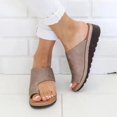 thumbnail image 1 of Women's Flat-bottomed Platform-toe Half-drag Sandals Comfortable Insole Versatile Durable Exquisite Sandals, 1 of 4
