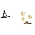 thumbnail image 1 of Figura de escritorio,Escultura abstracta de pensador para decoración de oficina y hogar.,Estatua de estatuilla,Estatuas de hojas y flores de metal,esculturas decorativas.,Inicio Arte Figuras, 1 of 8