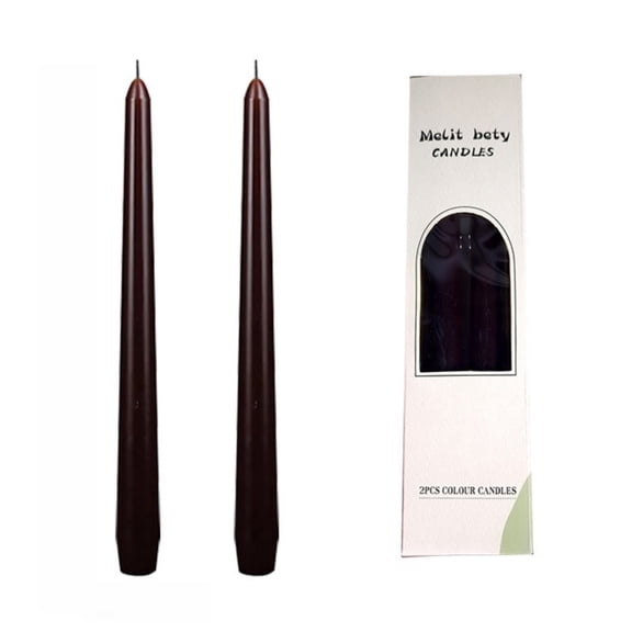 2 Pack 9.8 Inch Taper Drip Candles, Dark Base Red Blood Drip Tall Stick Candles, Gothic Halloween Tabletop Decorative Candles