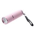 thumbnail image 1 of Lampe de Poche Torche Mini Rose Enduite de Caoutchouc 9 LED, Éclairage Puissant, 1 of 6