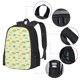 thumbnail image 2 of Fotbe Armadillo Floral Mochila para Hombre y Mujer - Tela Oxford 600D Resistente - Mochila Impermeable de Gran Capacidad para Escuela, Viajes y Senderismo, 2 of 6