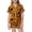 A260 Orange, variant on Yuncity Halloween Girls Pajamas Short Sleeve Casual Round Neck Printed Jammies Outfit Comfortable Everyday Wear Summer Sleepwear Size 2-3 Years Orange
