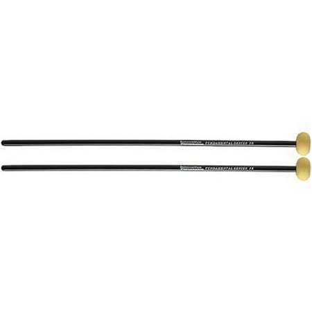 Innovative Percussion F8 Fundamental Series Medium Rubber Marimba Mallets w/ Birch Handles