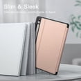 thumbnail image 4 of JETech Case for Samsung Galaxy Tab S10 FE / S9 FE 10.9-Inch with S Pen Holder, Slim Folio Stand Protective Tablet Cover, Multi-Angle Viewing (Rose Gold), 4 of 6