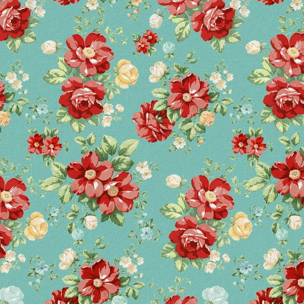 The Pioneer Woman 44" Cotton Floral Sewing & Craft Fabric By the Yard